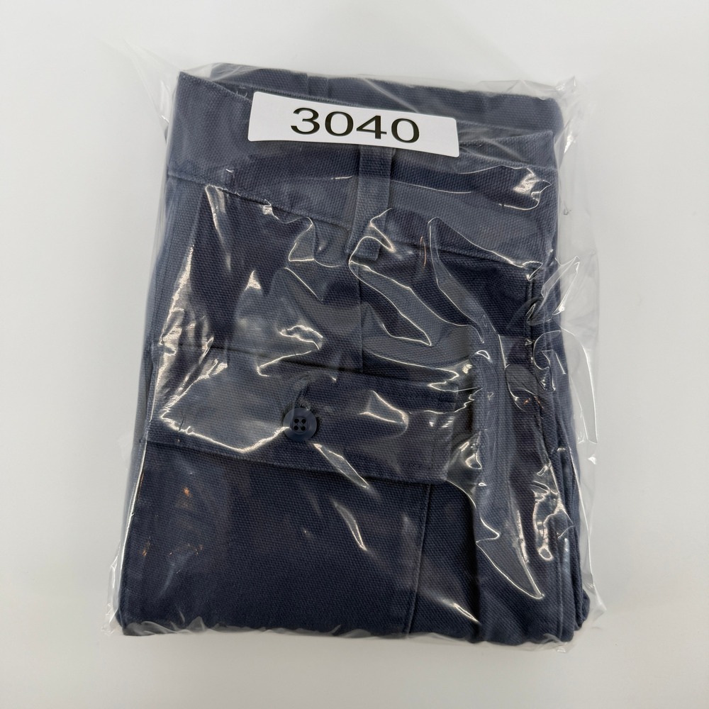 Stoic Canvas Utility Pants Womens 4 Slate Blue High Rise Straight Leg Workwear - Picture 14 of 14